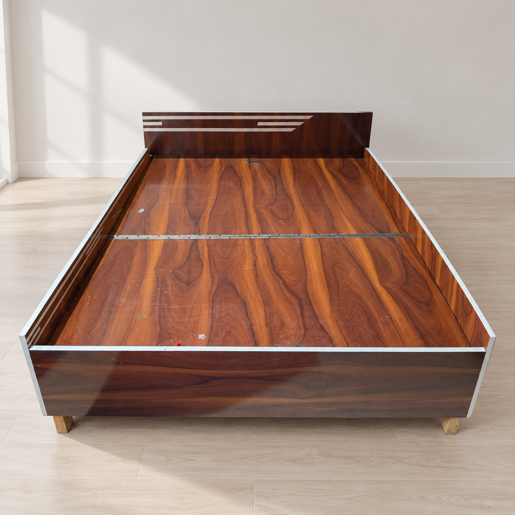 Laminated Box Bed with Storage, 6 x 4 ft — product hero