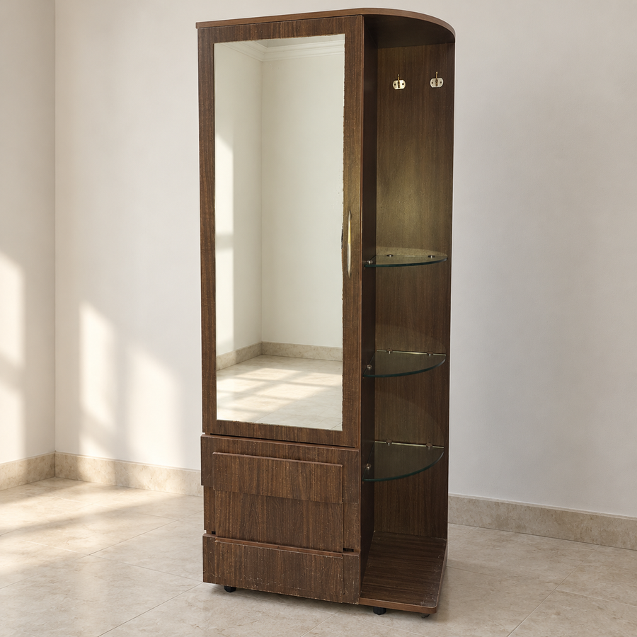 Evok Mirrored Storage Unit with Drawers