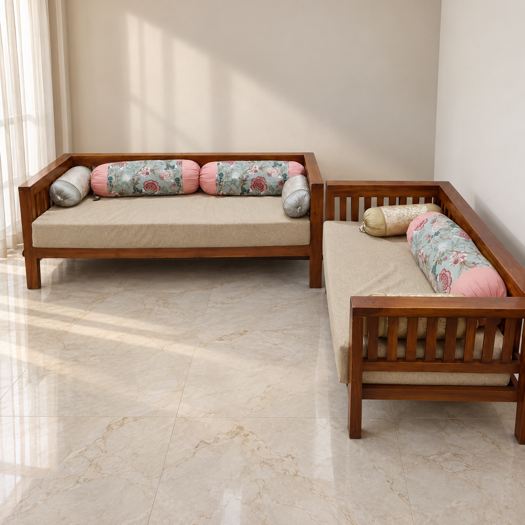 Sheesham wood 3+2 seater sofa set in Delhi