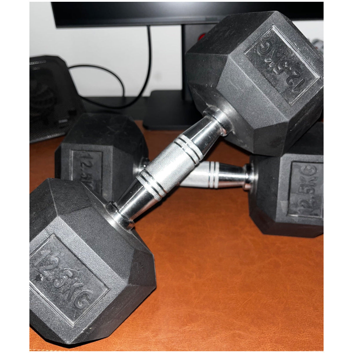 RUBX 12.5 kg Hex Dumbbells, Pair (25 kg) seller photo 2