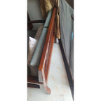 Burma Teak Sofa Set with Refurbished Fabric seller photo 3