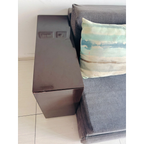 Wooden Pull-Out Sofa Cum Bed with Storage - photo 2