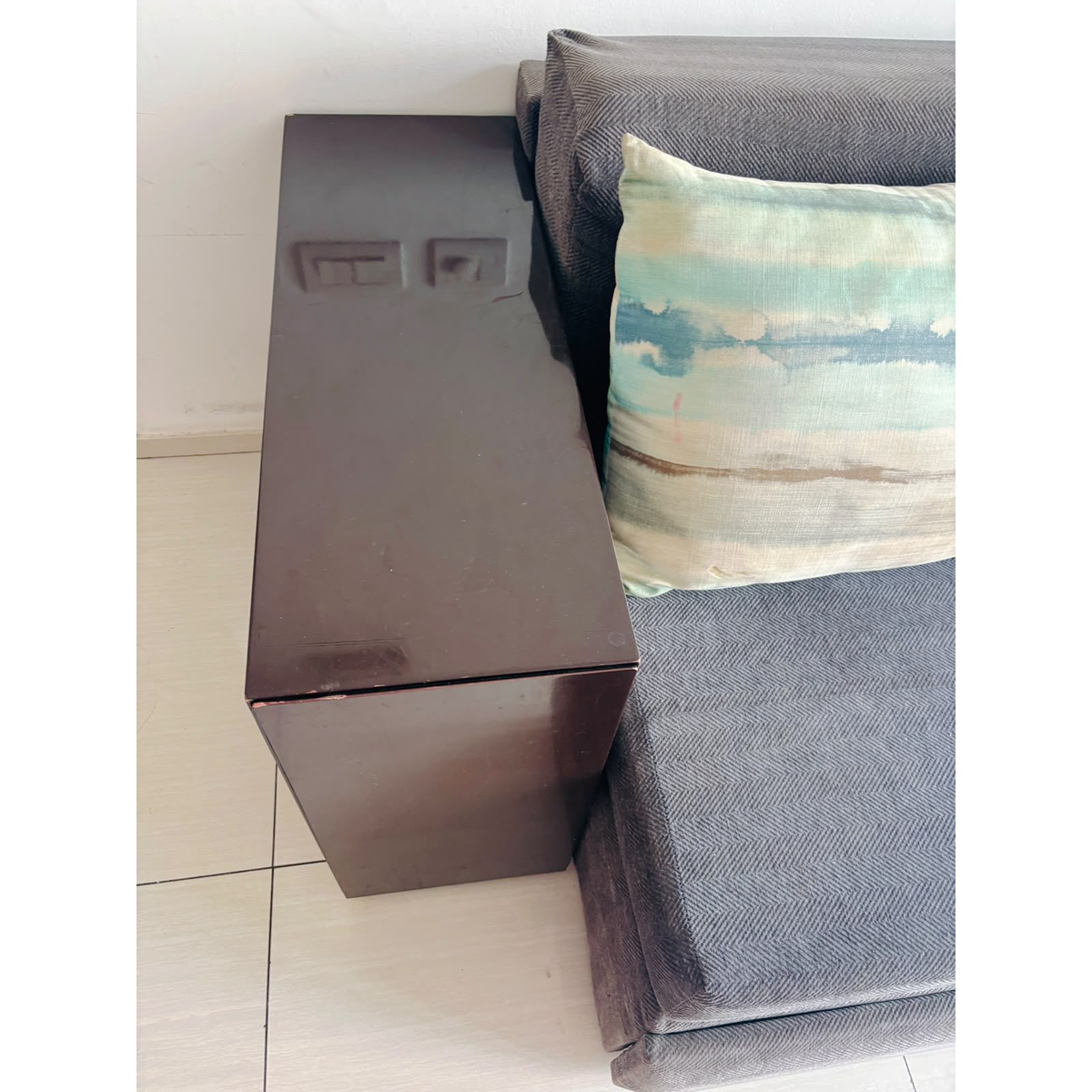 Wooden Pull-Out Sofa Cum Bed with Storage - photo 2