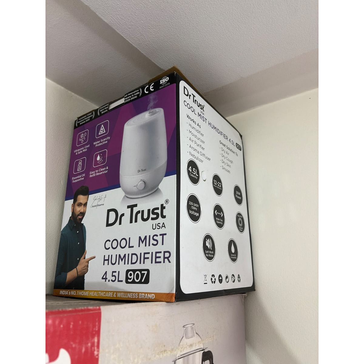 Dr Trust 907 4.5L Cool Mist Humidifier, Boxed - photo 2