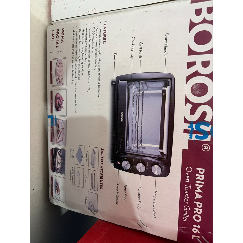 Borosil Prima Pro 16L OTG, Boxed - photo 2