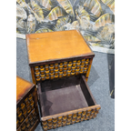 Teak Bedside Tables, Set of 2 - photo 1