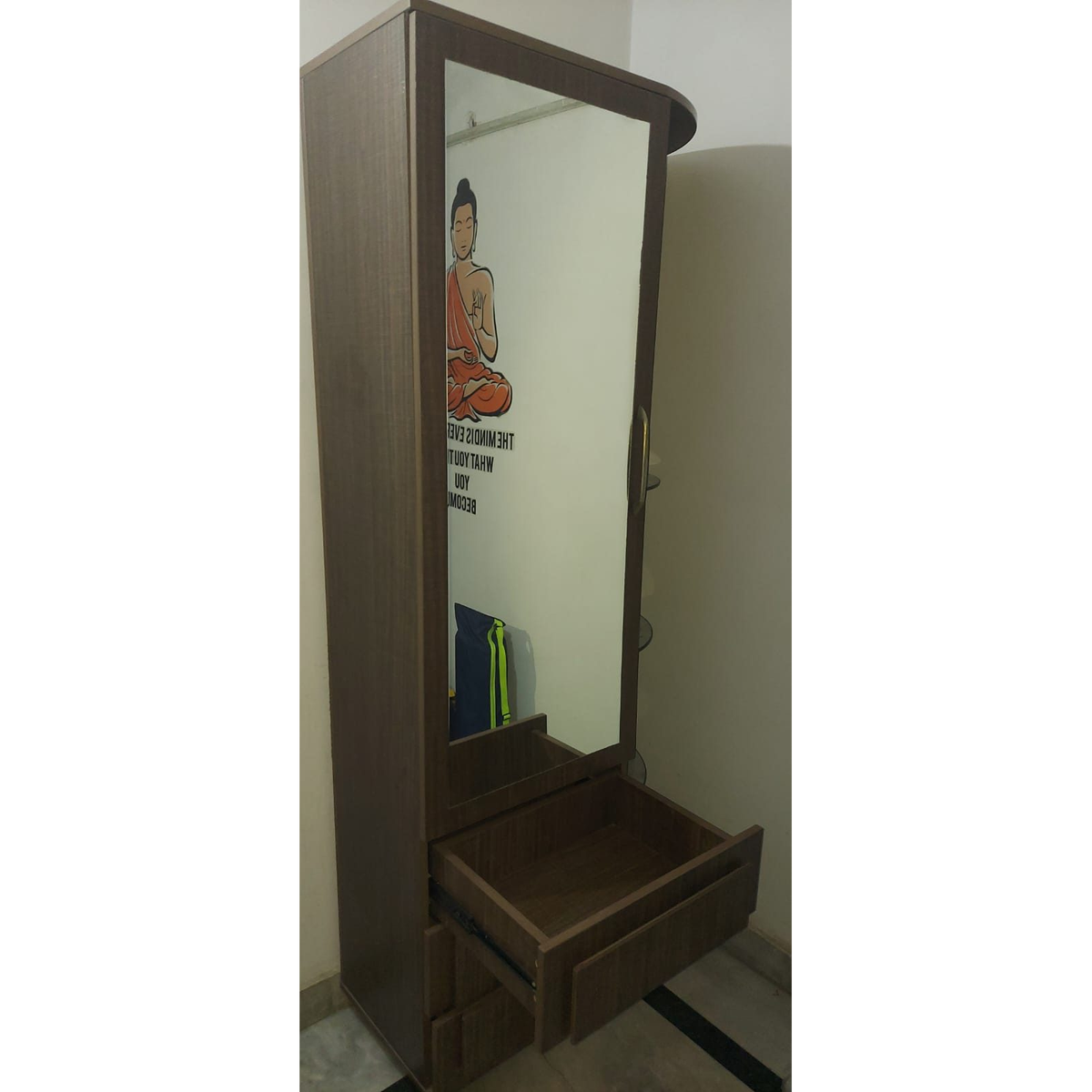Evok Mirrored Storage Unit with Drawers - photo 2
