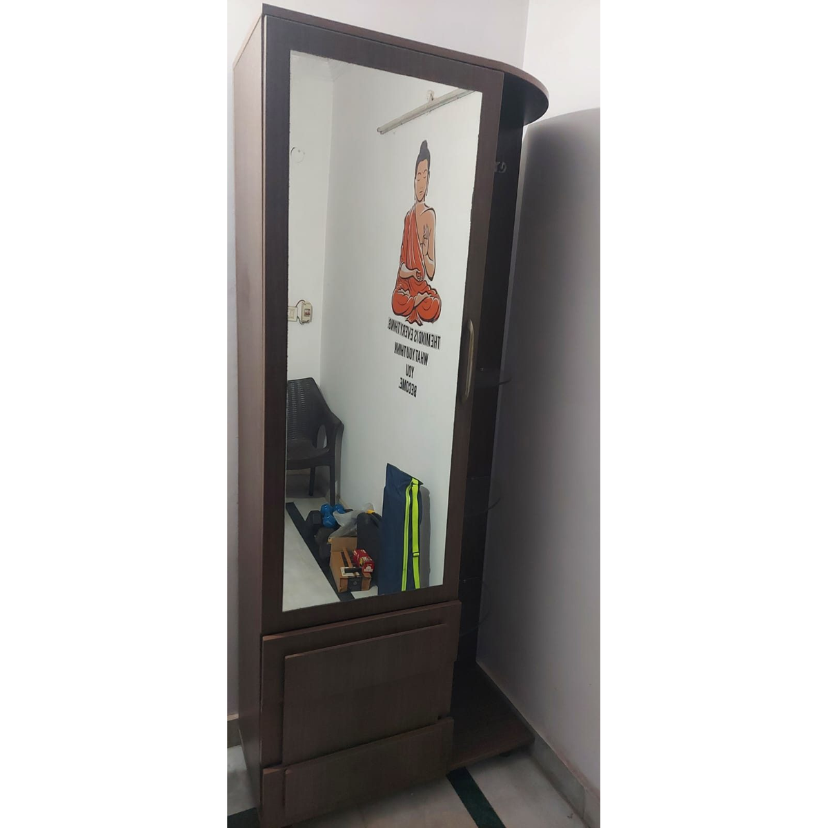 Evok Mirrored Storage Unit with Drawers - photo 4