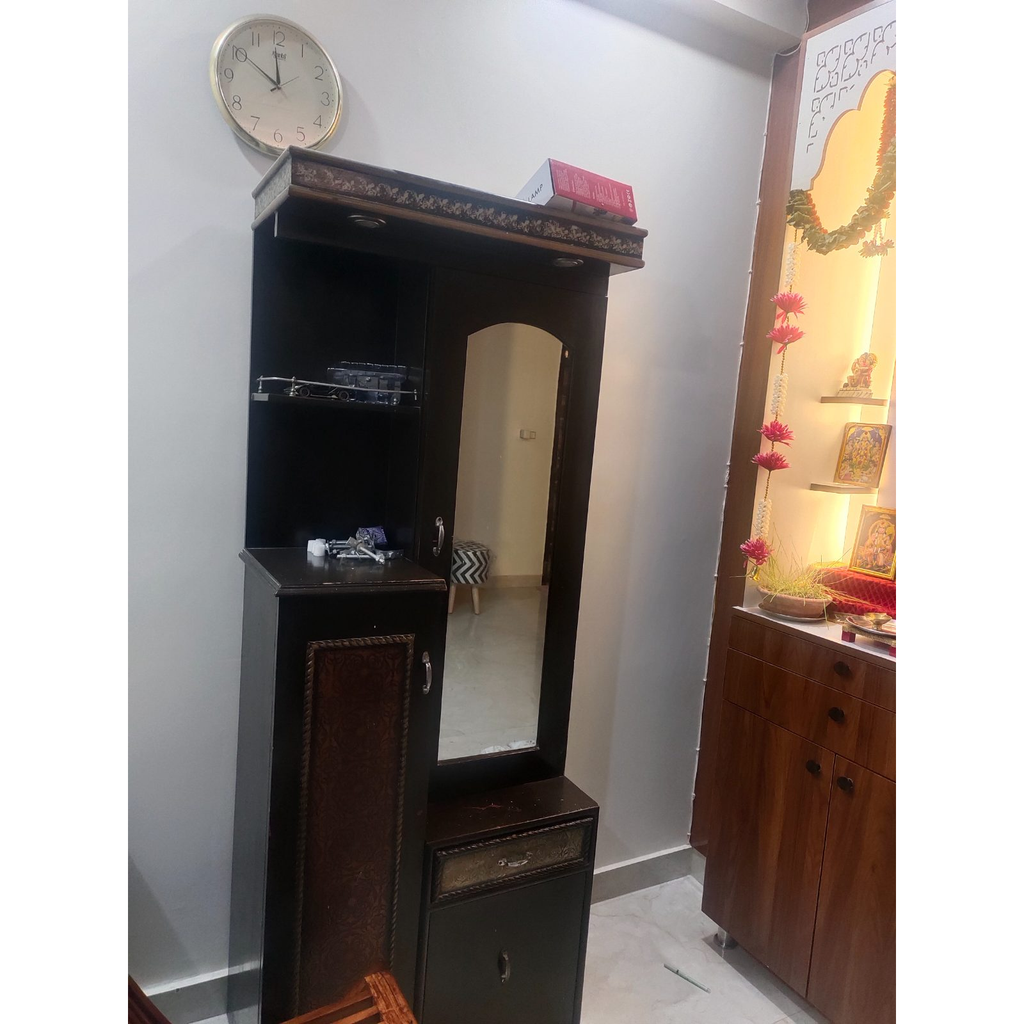 Sagwan Wood Dressing Table with Mirror - photo 3