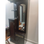 Sagwan Wood Dressing Table with Mirror - photo 4