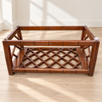 wooden centre table missing glass