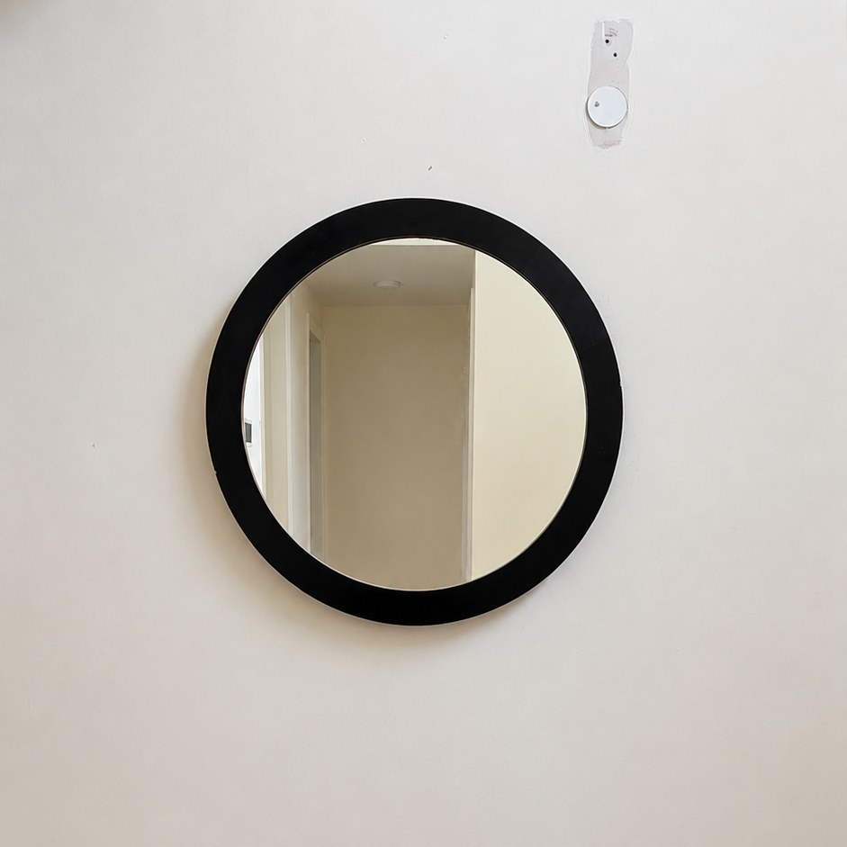 Designer Console Table & Round Mirror Set