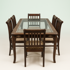 Solid Burma Teak Dining Table – hero image