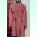 Zara Pink Ruffle Mini Dress (Size S) photo 2