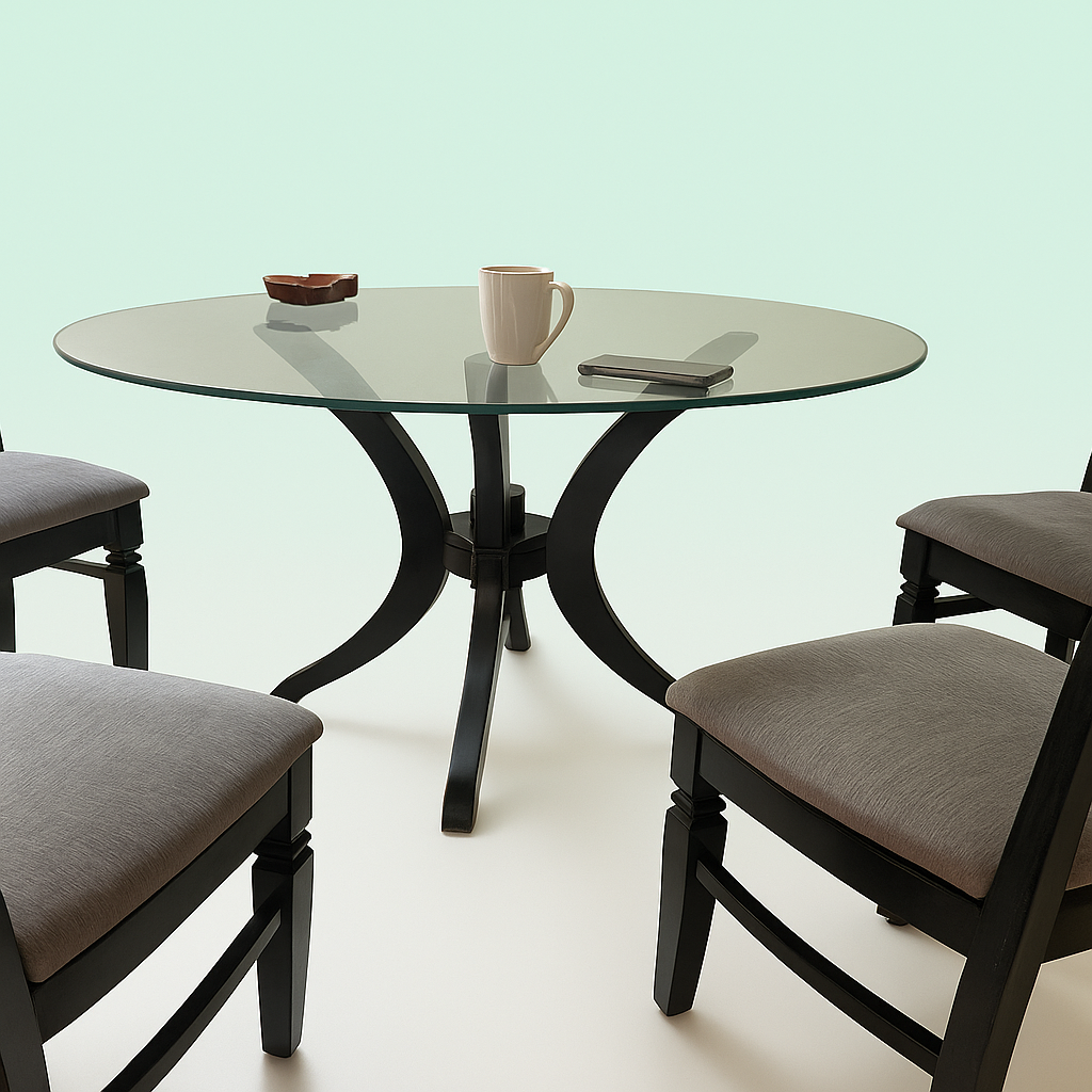 4-Seater Round Dining Table – hero image