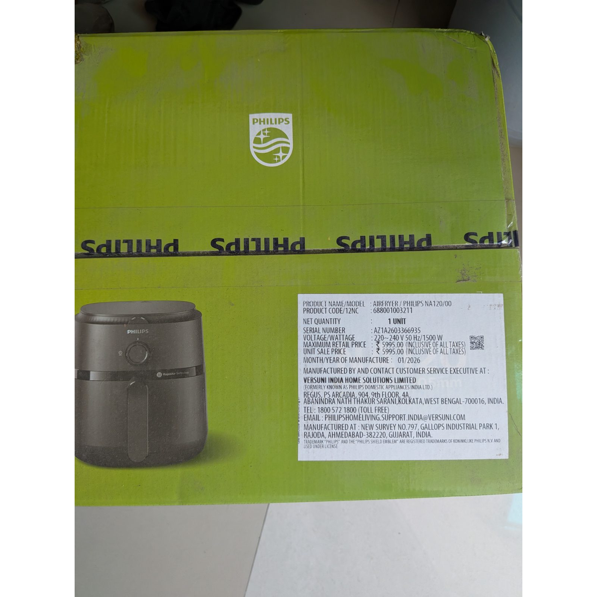 Philips 1000 Series 4.2 L Air Fryer (Boxed) seller photo 2
