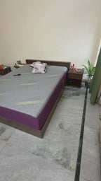 Wakefit Cosmo Platform Low Height Engineered Wood Bed (Queen)