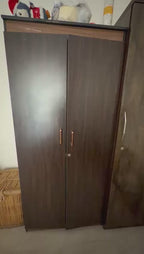 Engineered Wood Ebony Almirah Set