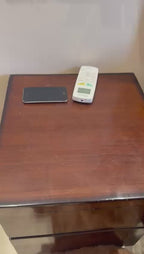 Sheesham Wood King Bed with Mattress & Side Table