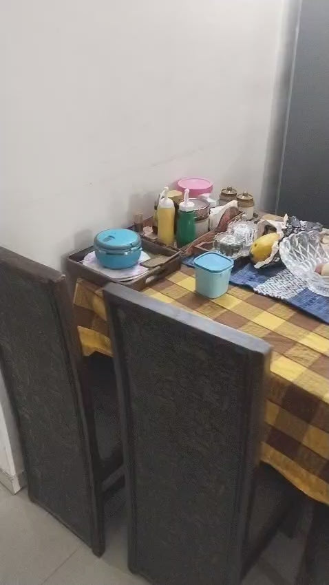6 Seater Glass Top Dinning Table video