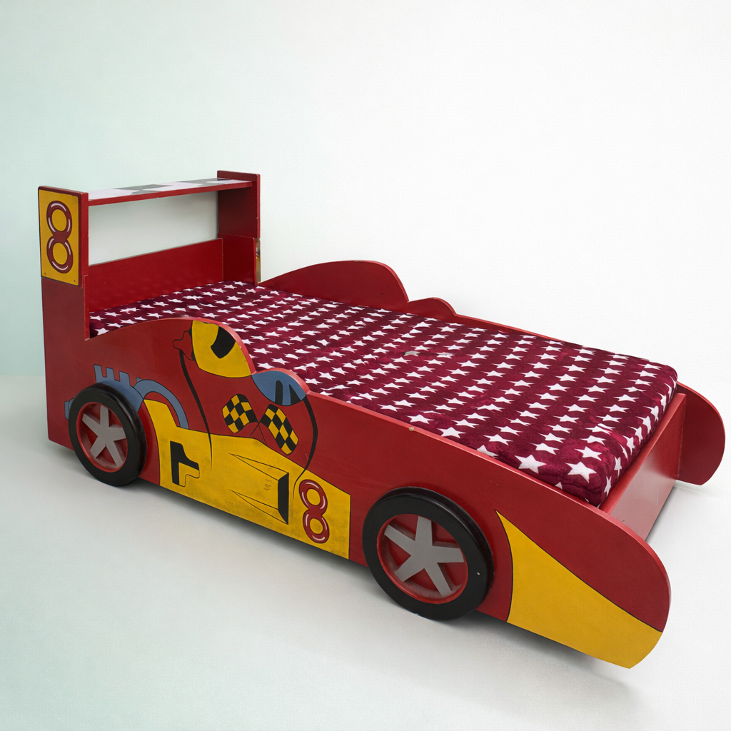 Kids Race Car Bed with Storage