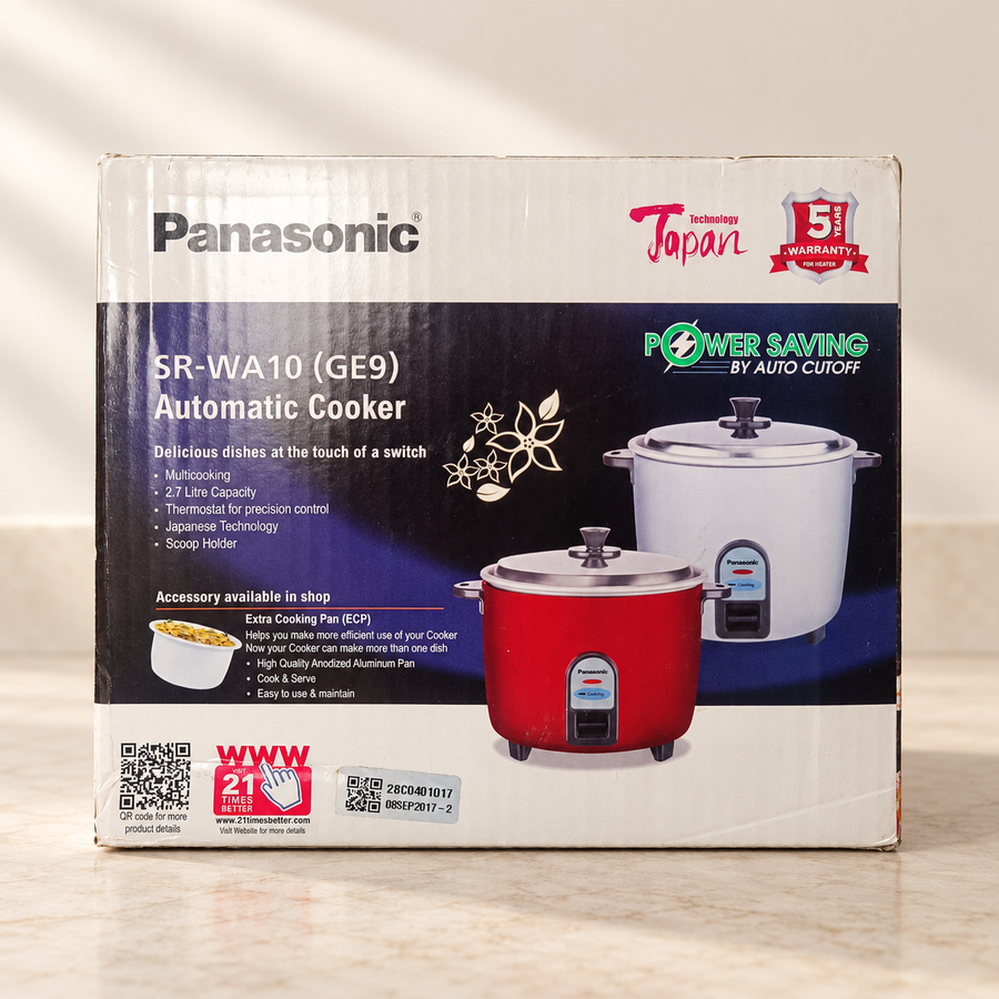 Panasonic SR-WA10 Automatic Rice Cooker (Boxed) hero