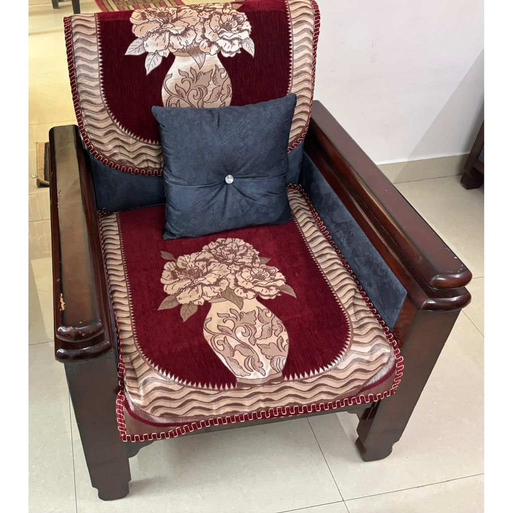 3+1+1 Wooden-Framed Sofa Set seller photo 3
