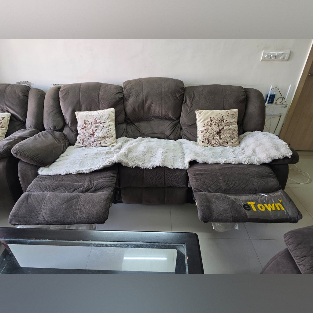 Home Centre 5 Seater Recliner Sofa Set