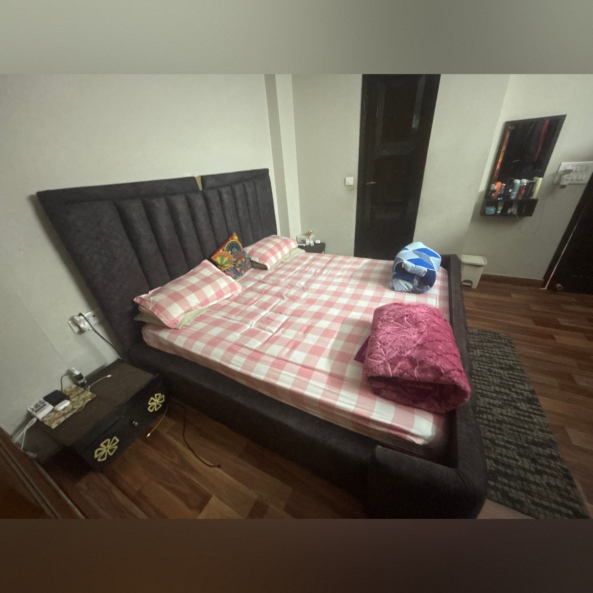 Premium Double Bed with Storage + Peps Mattress