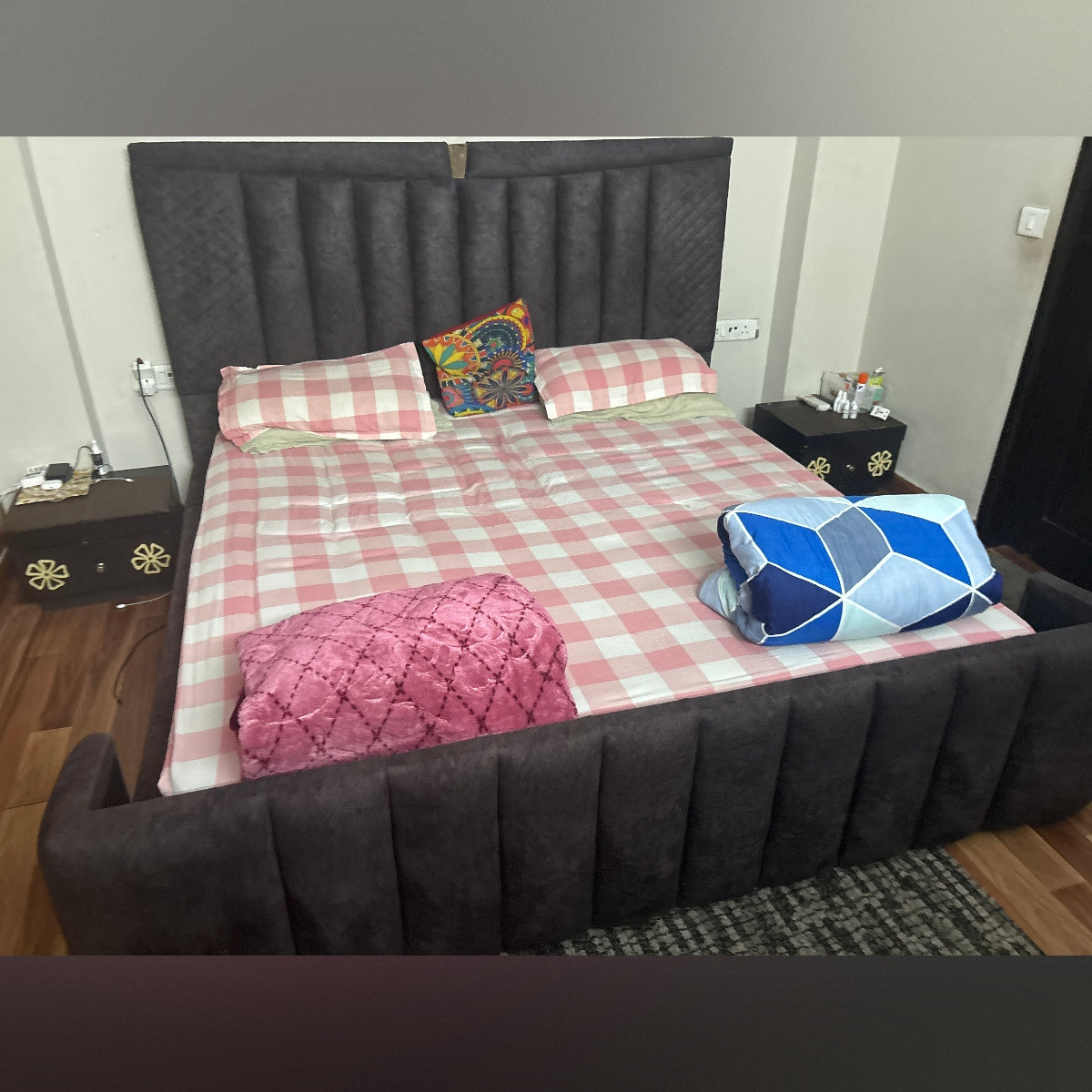 Premium Double Bed with Storage + Peps Mattress