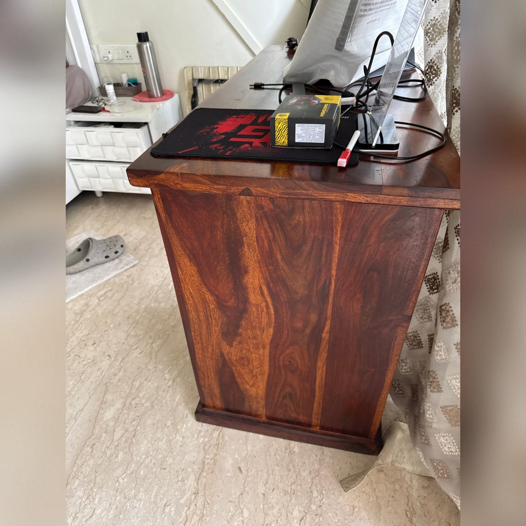 Solid Wood Study Table + Chair Set