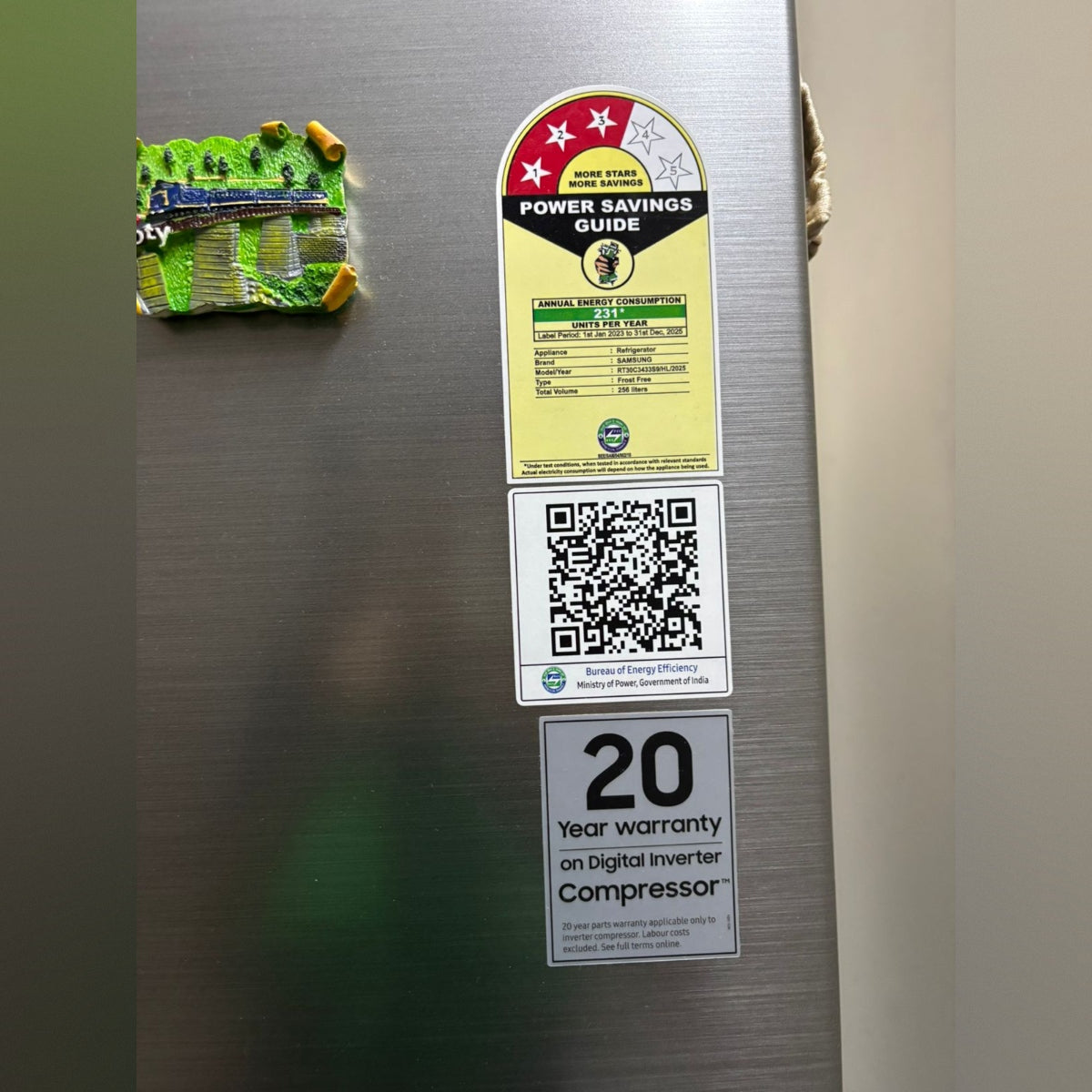 Samsung 256L Frost Free Double Door Refrigerator