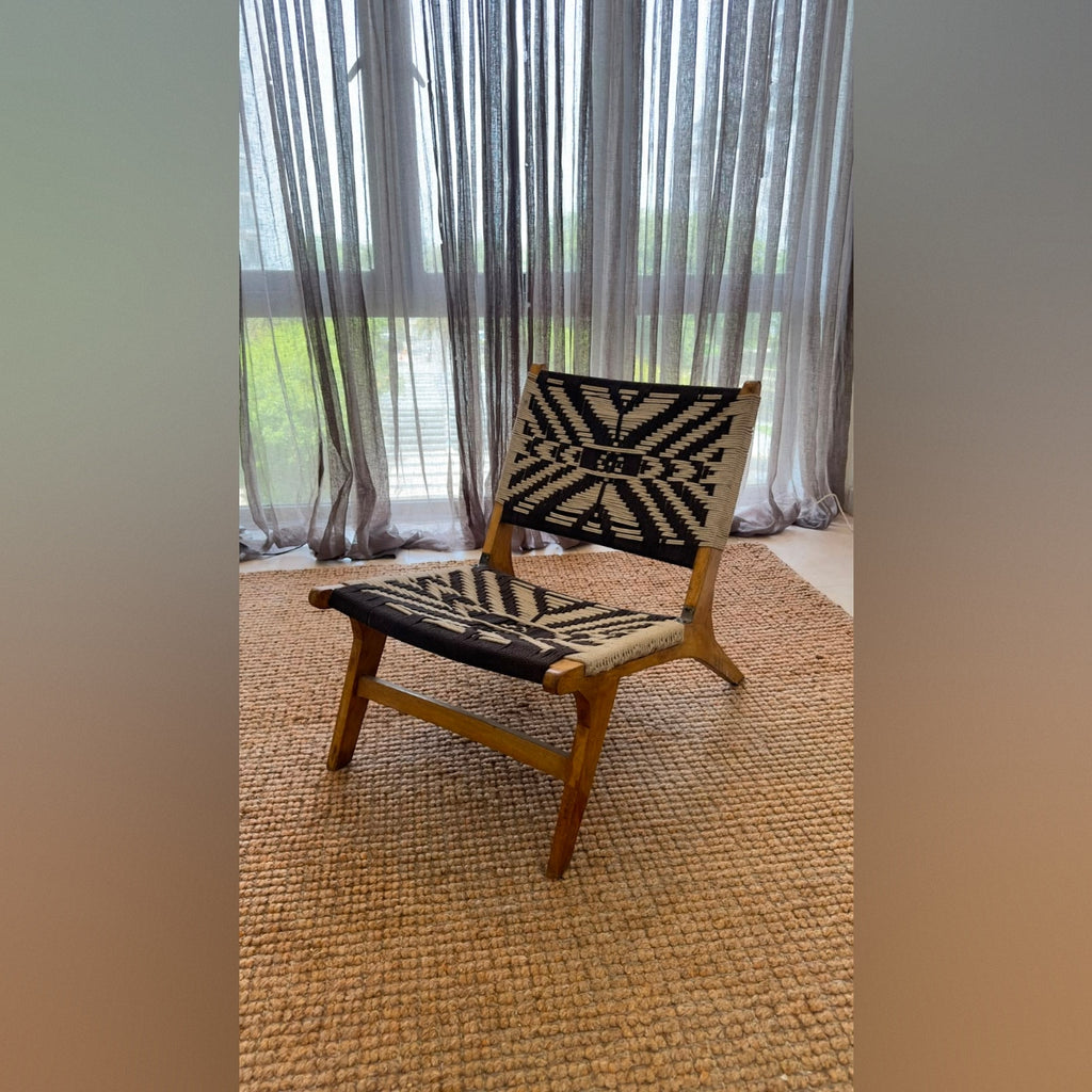 Handcrafted Wooden Lounge Chair