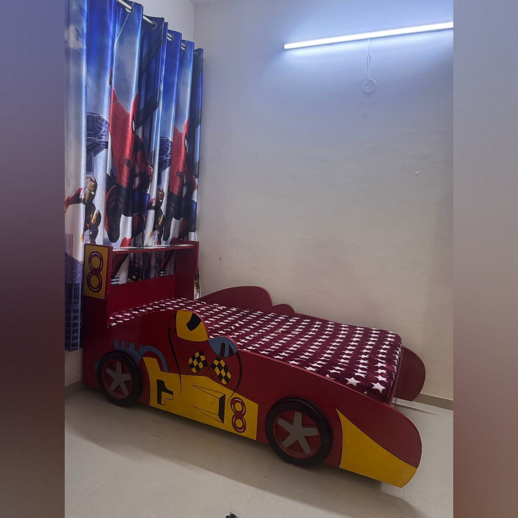 Kids Race Car Bed with Storage