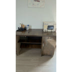 Custom Engineered Wood Ebony Study Table