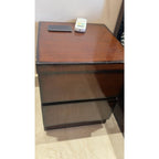 Sheesham Wood King Bed with Mattress & Side Table