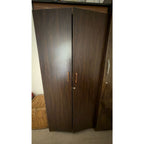 Engineered Wood Ebony Almirah Set