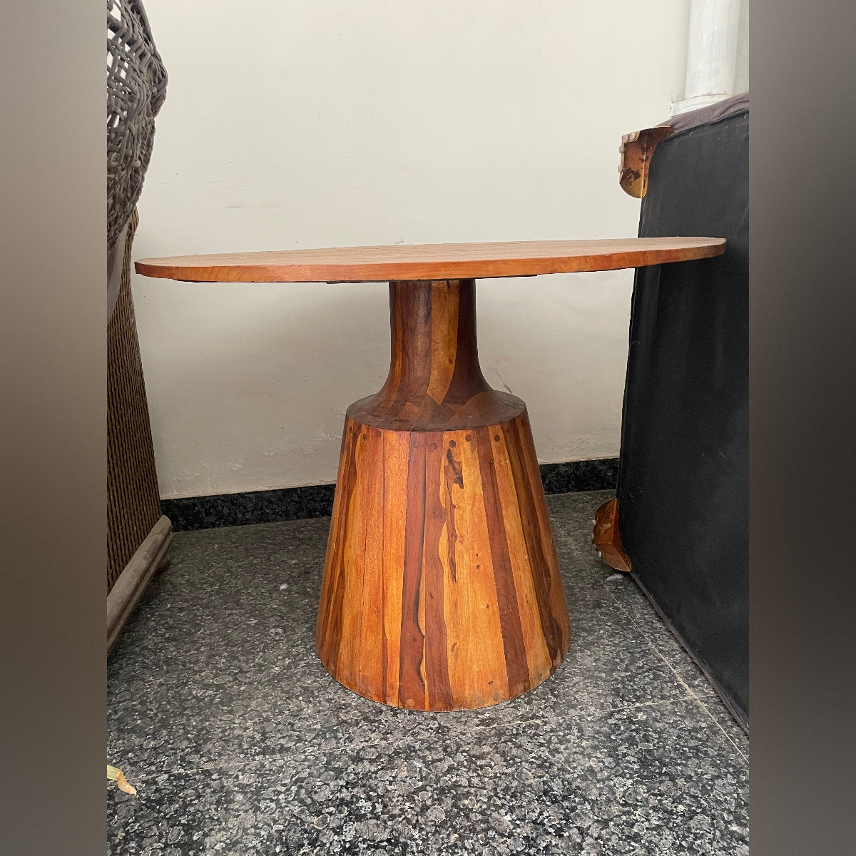Wooden Coffee Table and Chairs