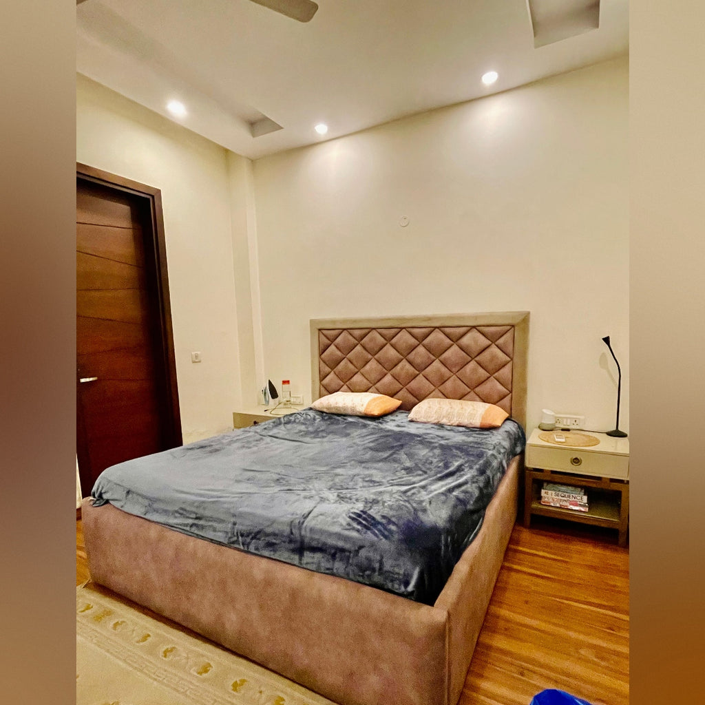 King Size Bed (Storage + Mattress + Side Tables)