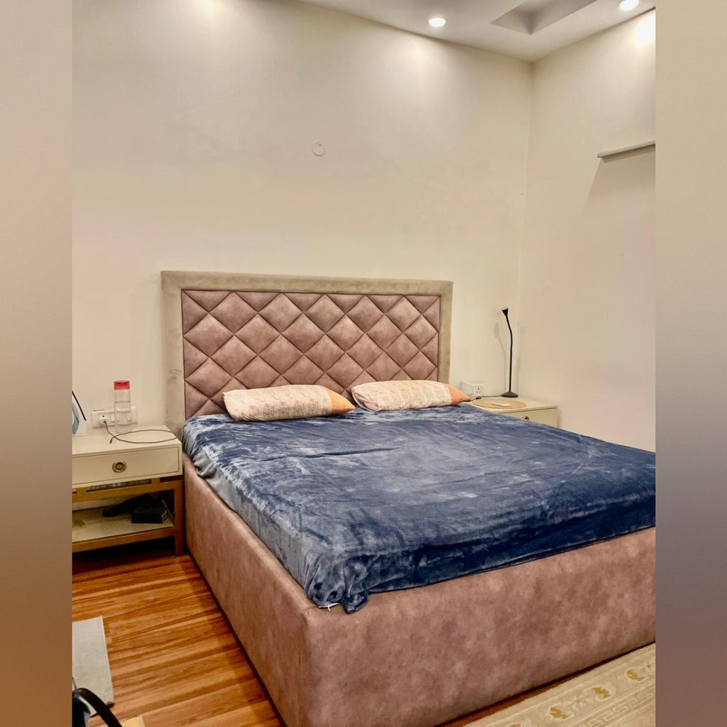 King Size Bed (Storage + Mattress + Side Tables)