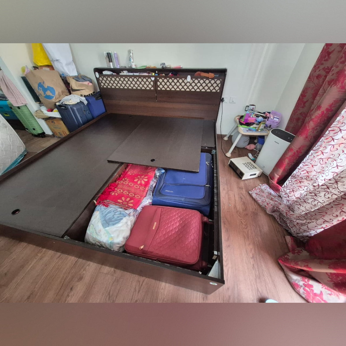 Evok King Size Bed with Storage
