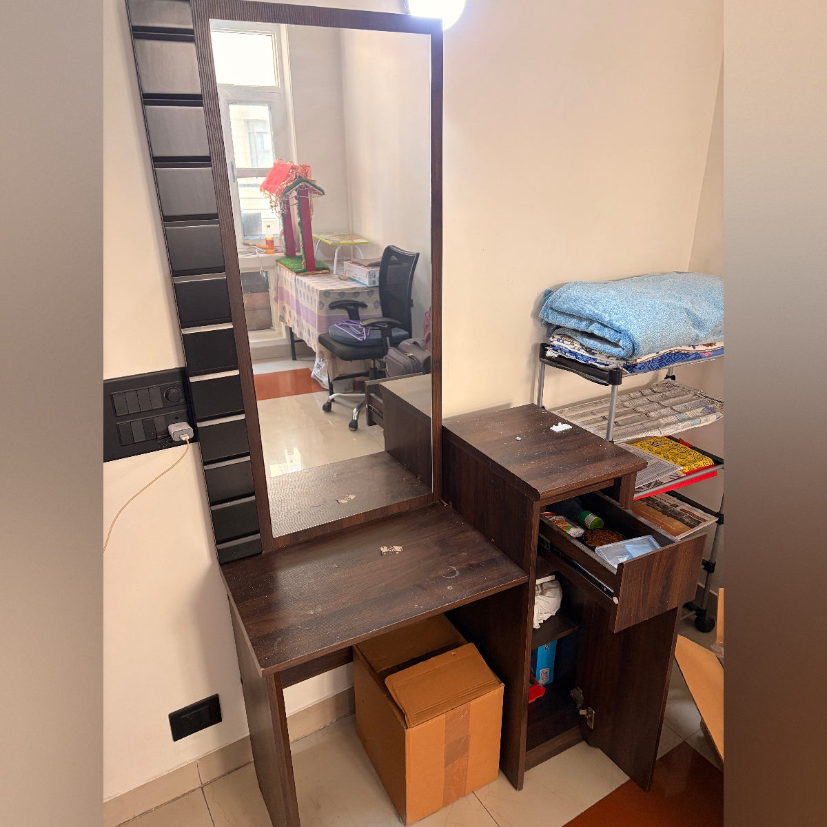Homecentre dresser mirror with drawers