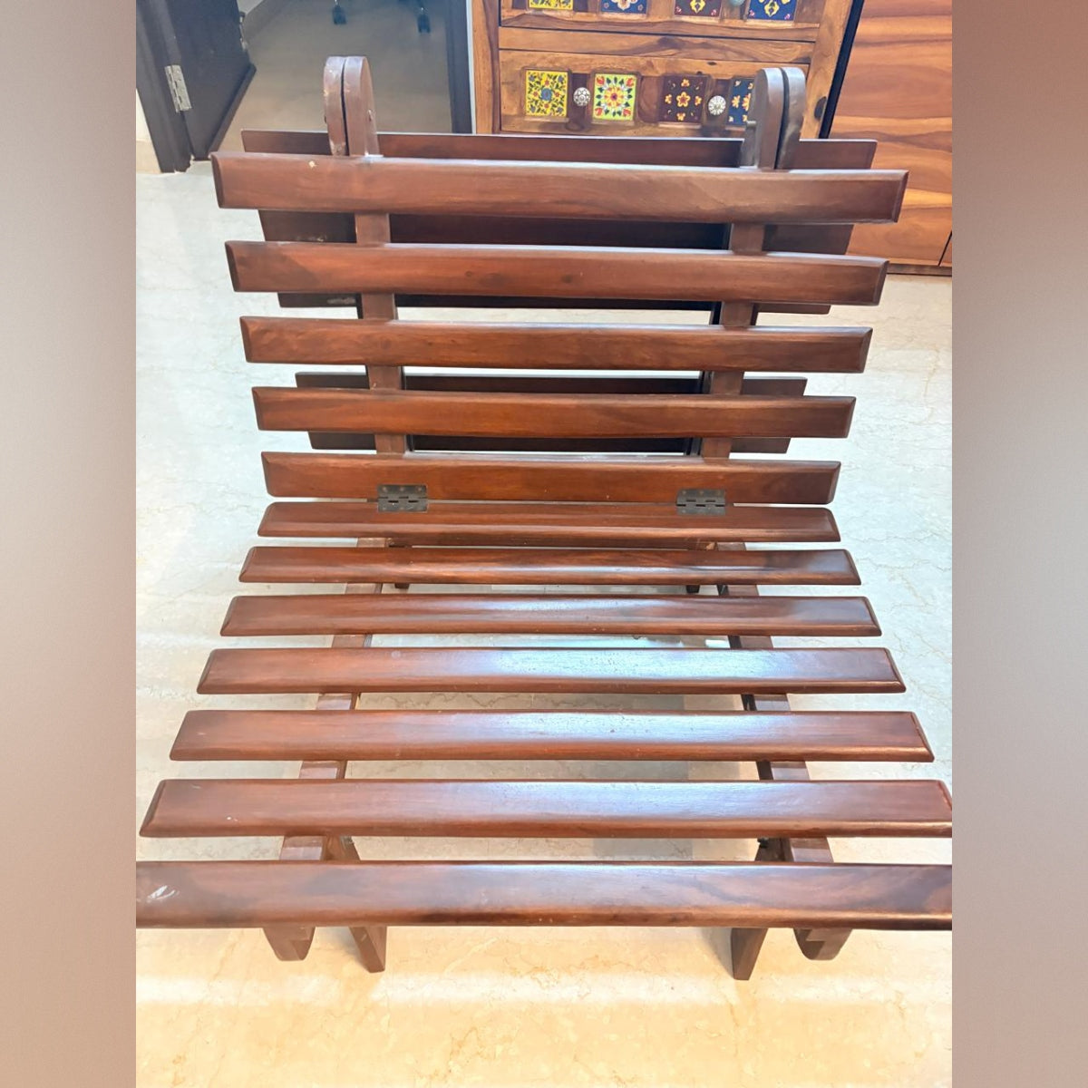 Pepperfry Solid Wood Futon / Sofa Cum Bed