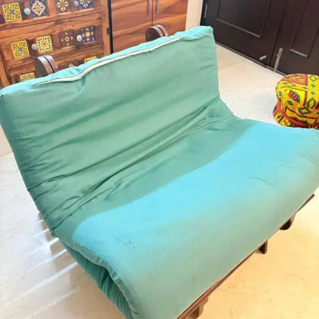 Pepperfry Solid Wood Futon / Sofa Cum Bed
