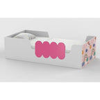 Toddler Bed with Storage + Sleepy Cat Gel Mattress (5'x3')
