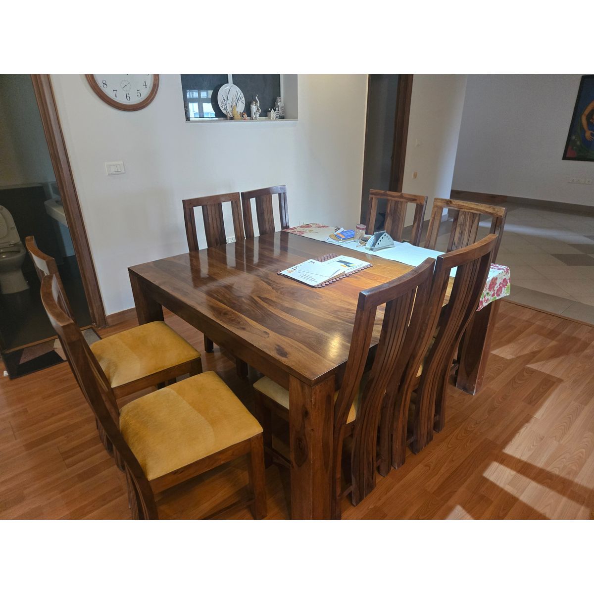 Pure Wood 8-Seater Dining Table