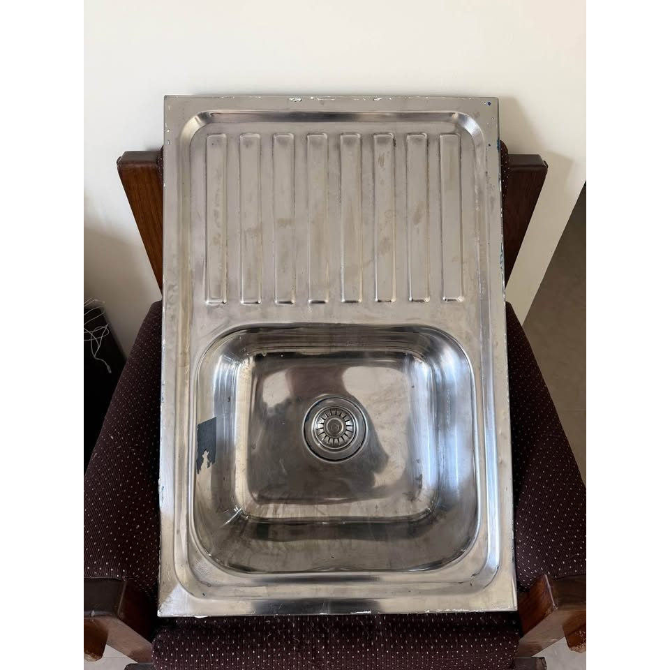 Hindware Single-Bowl Kitchen Sink with Drainboard - used kitchen & appliances in Noida - photo 4