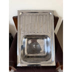 Hindware Single-Bowl Kitchen Sink with Drainboard - used kitchen & appliances in Noida - photo 4