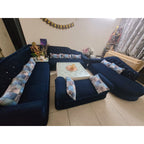 Navy Sofa Set - used living-room in Delhi - photo 1