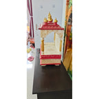 White and Red Wooden Home Temple - used Home Decor in Noida - photo 2